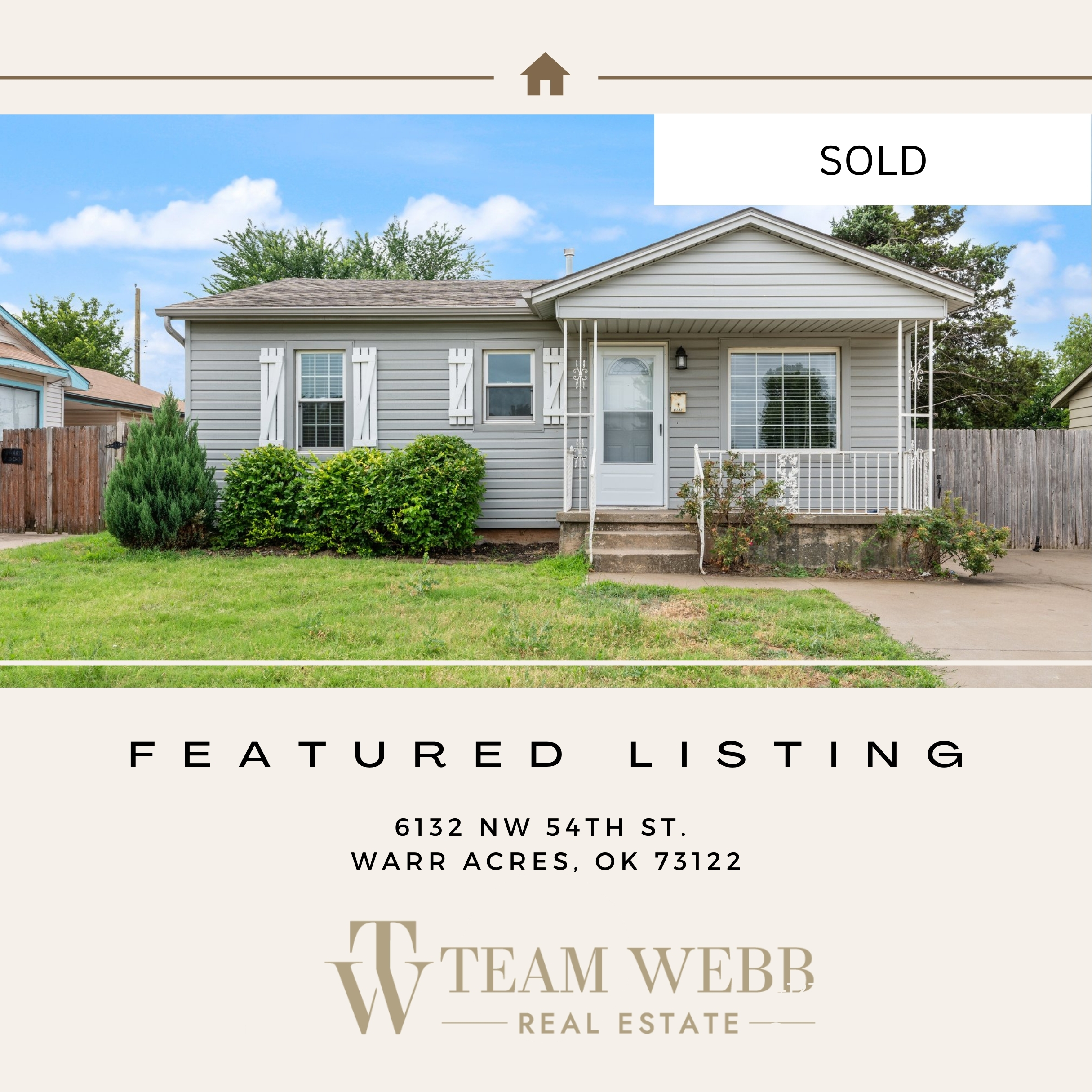 sold home in Warr Acres