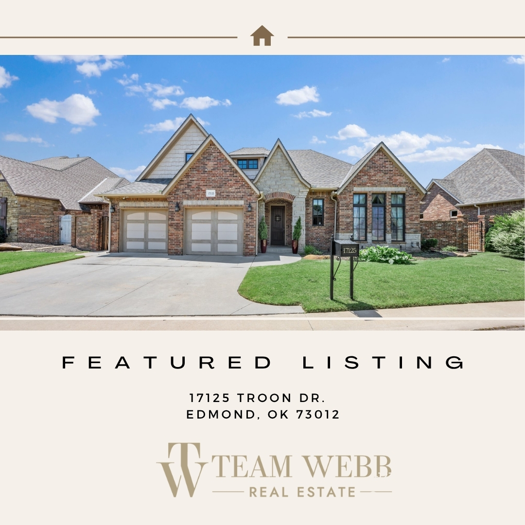 This luxury home in the heart of Edmond offers elegant living with designer finishes, spacious interiors, and stunning outdoor spaces. Perfectly located in a prestigious neighborhood, this property combines comfort, style, and location.

📍 Address: 17125 Royal Troon Dr, Edmond, OK
📸 Photography by SevensPhotography.com